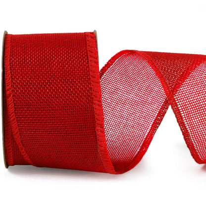 Natural Burlap Wired Ribbon: The Zero-Waste Christmas Accessory That Replaces Synthetic Plastic