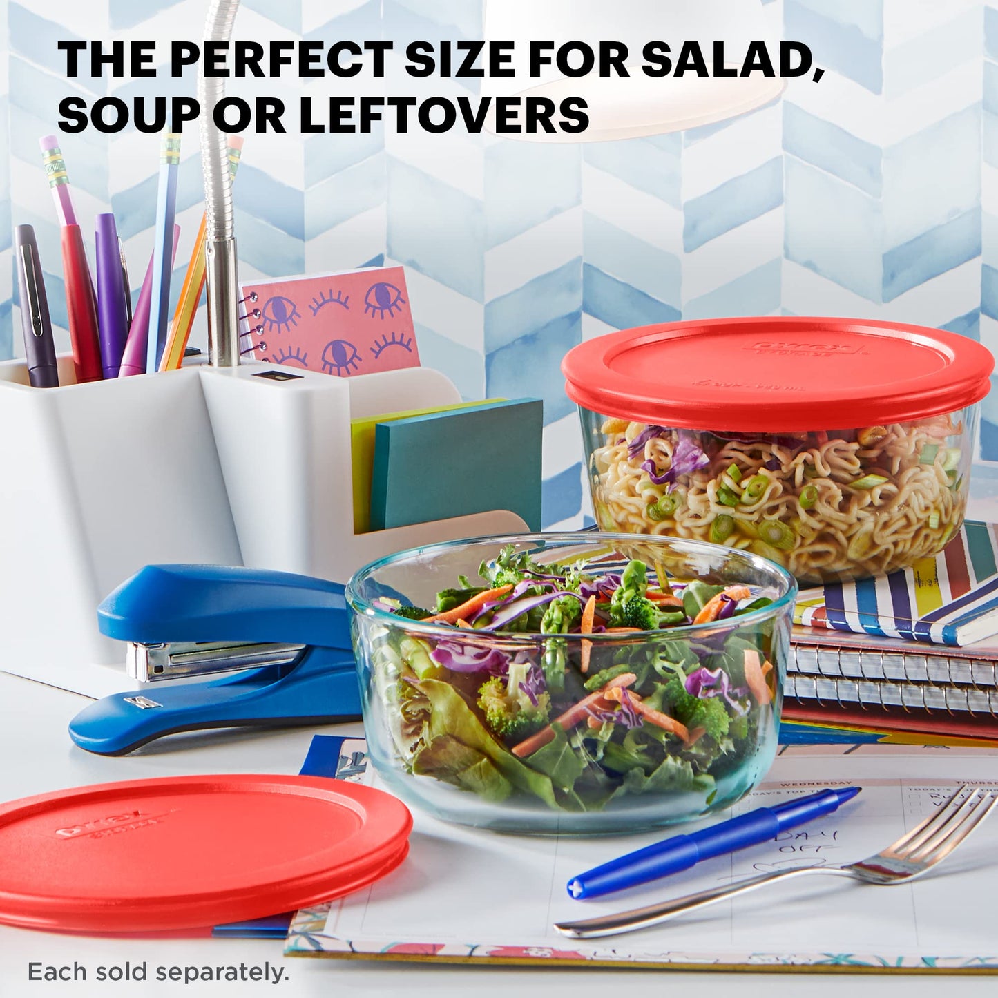 Pyrex Simply Store 11-Cup Glass Food Storage Container