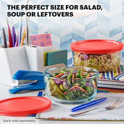 Pyrex Simply Store 11-Cup Glass Food Storage Container