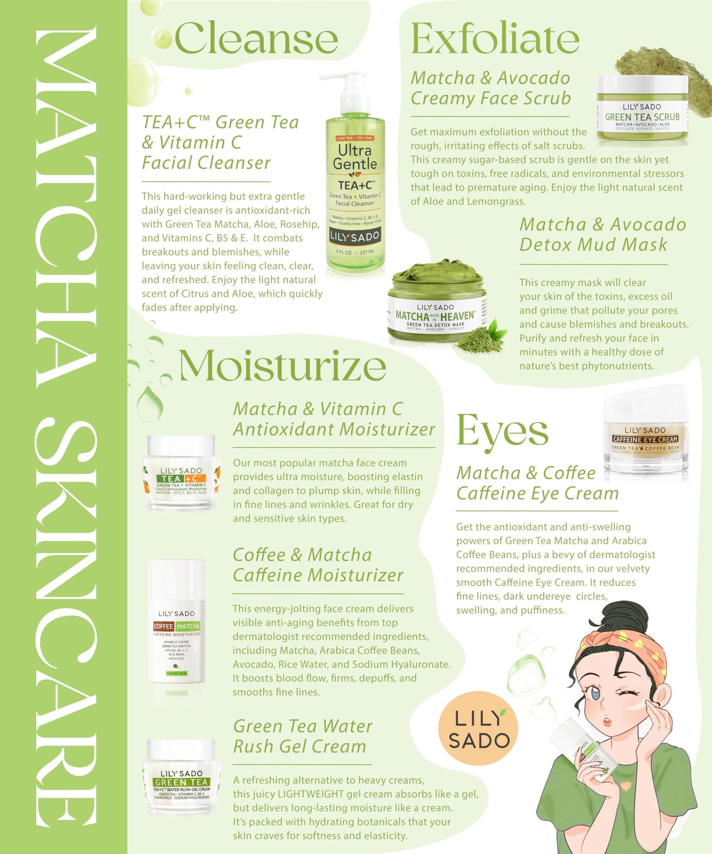 Microplastic-Free Matcha Sugar Face Scrub, Vegan – Lily Sado