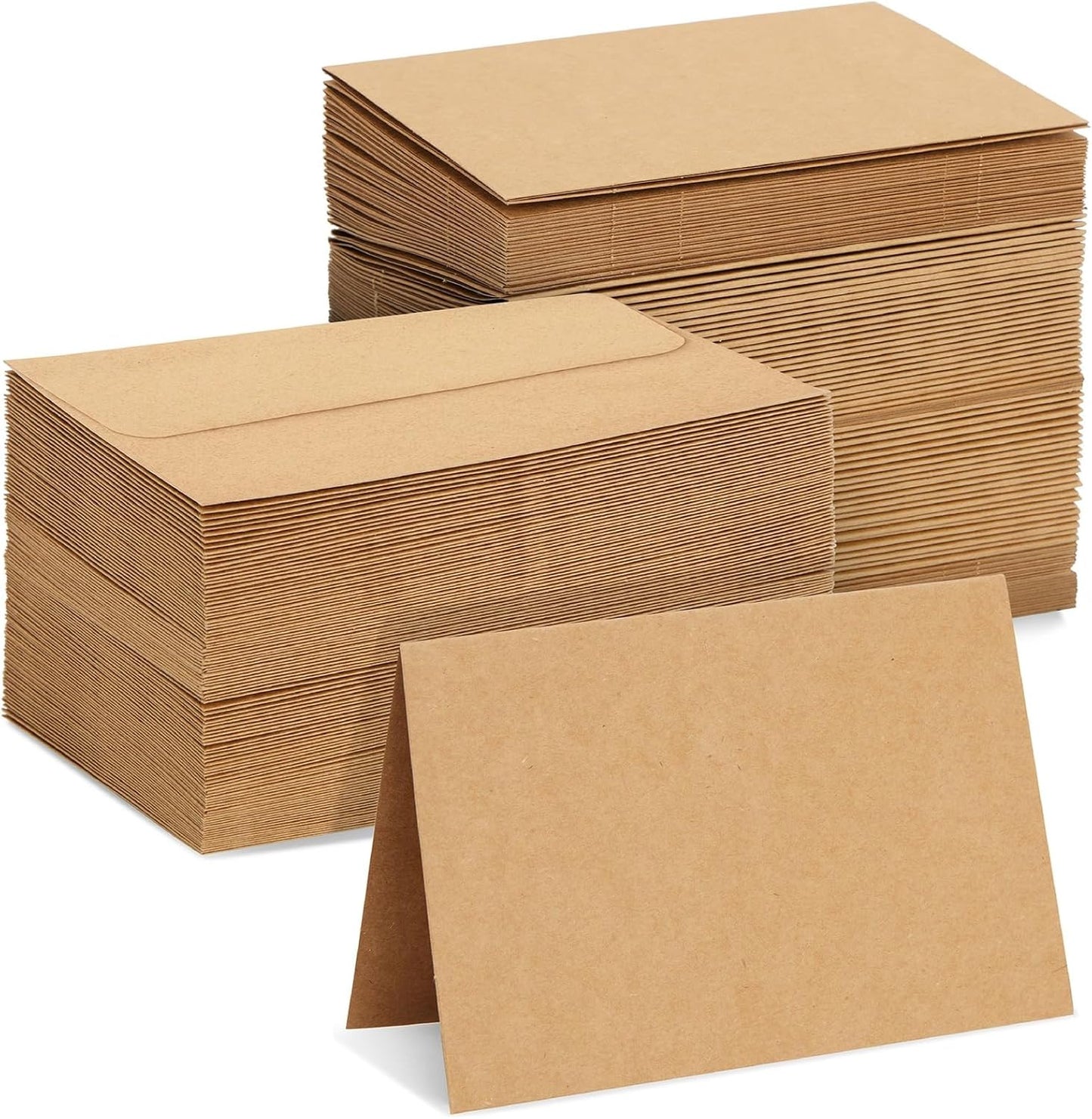 The True Shift Stationery: Blank Kraft Cards for Effortless Customization and Zero Plastic Waste