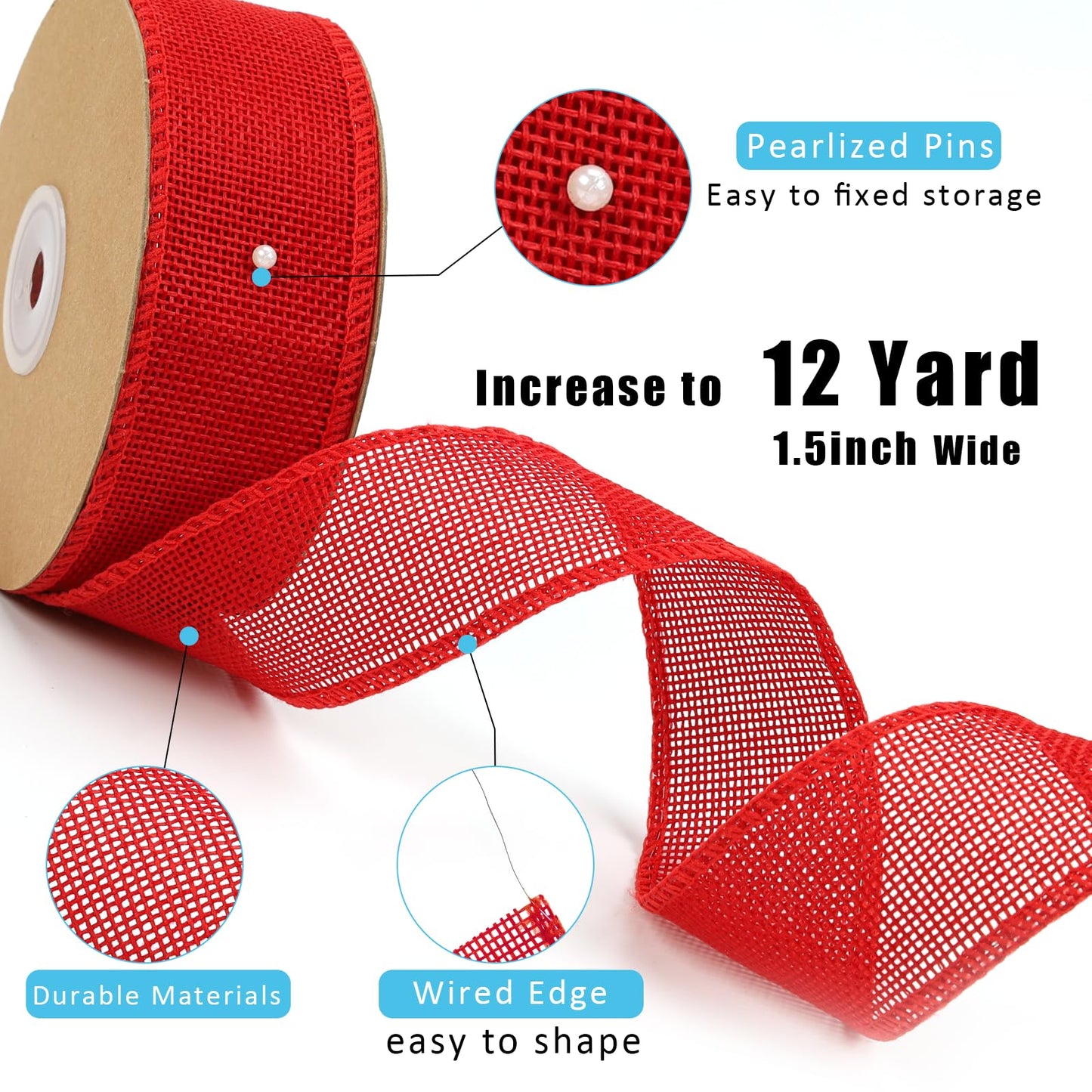 Natural Burlap Wired Ribbon: The Zero-Waste Christmas Accessory That Replaces Synthetic Plastic