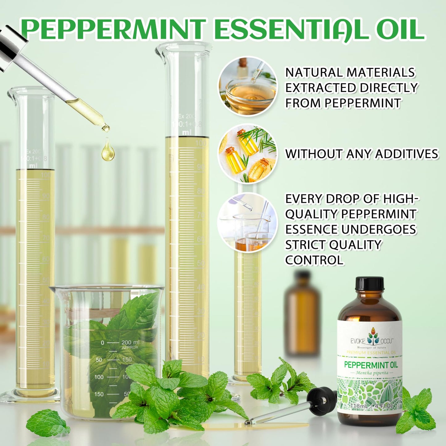 EVOKE OCCU 100% Pure Clary Sage Essential Oil: 4oz Value Size
