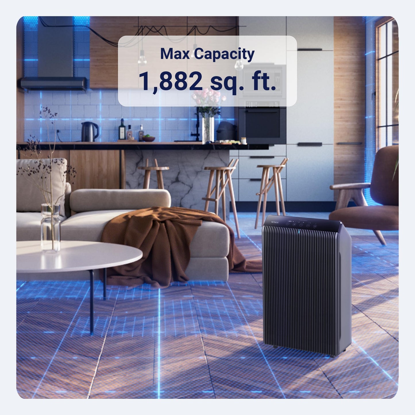 HEPA Air Purifier for Small Rooms – WINIX 5520 (Wi-Fi, True HEPA)