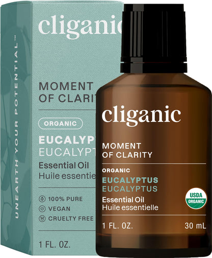 Cliganic USDA Organic Lemon Tea Tree Oil: 100% Pure & Natural