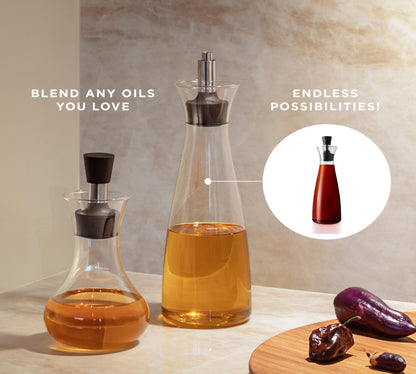 Plastic-Free Borosilicate Glass Oil & Vinegar Carafe – Eva Solo