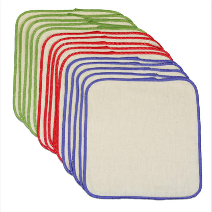 OsoCozy Flannel Baby Wipes: 100% Unbleached Cotton Purity