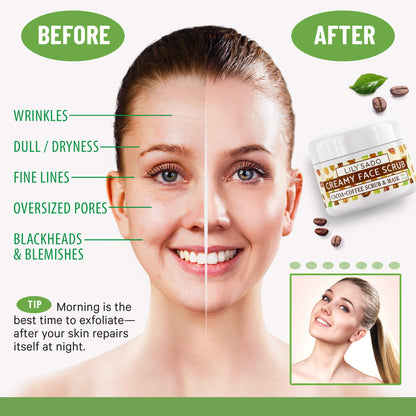 Microplastic-Free Matcha Sugar Face Scrub, Vegan – Lily Sado