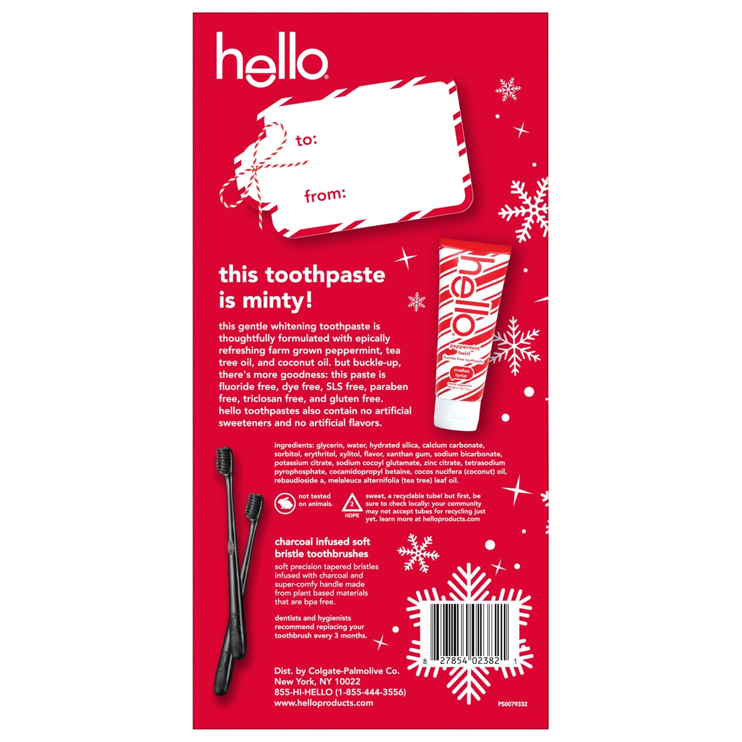 Fluoride-Free Toothpaste, Vegan & SLS-Free – Hello