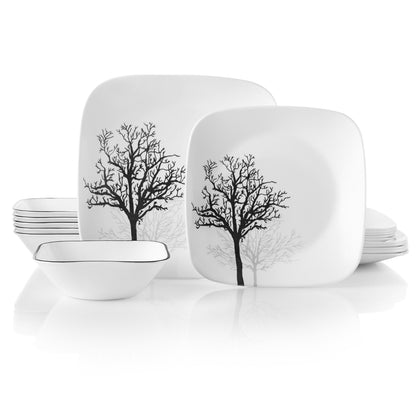 Non-Toxic Glass Dinnerware Set, Service for 6 – Corelle Wandering Grove