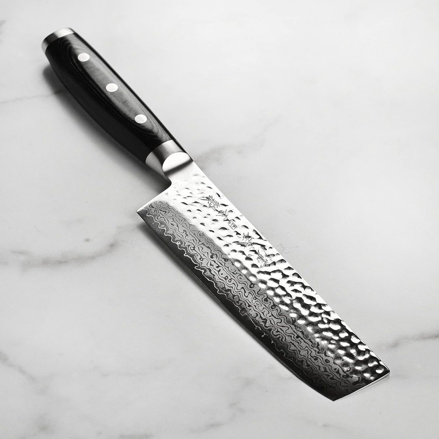 Enso HD Nakiri Knife (VG10 Hammered Damascus)