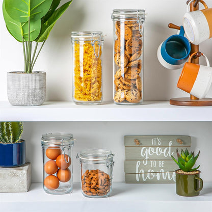 Airtight Glass Spaghetti Storage Jar, Italian-Made – Bormioli Rocco