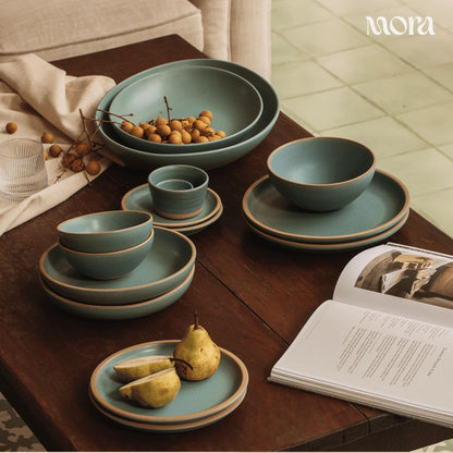 Lead-Free Ceramic Bowls, Lab-Tested – Mora (Set of 4, 28oz)