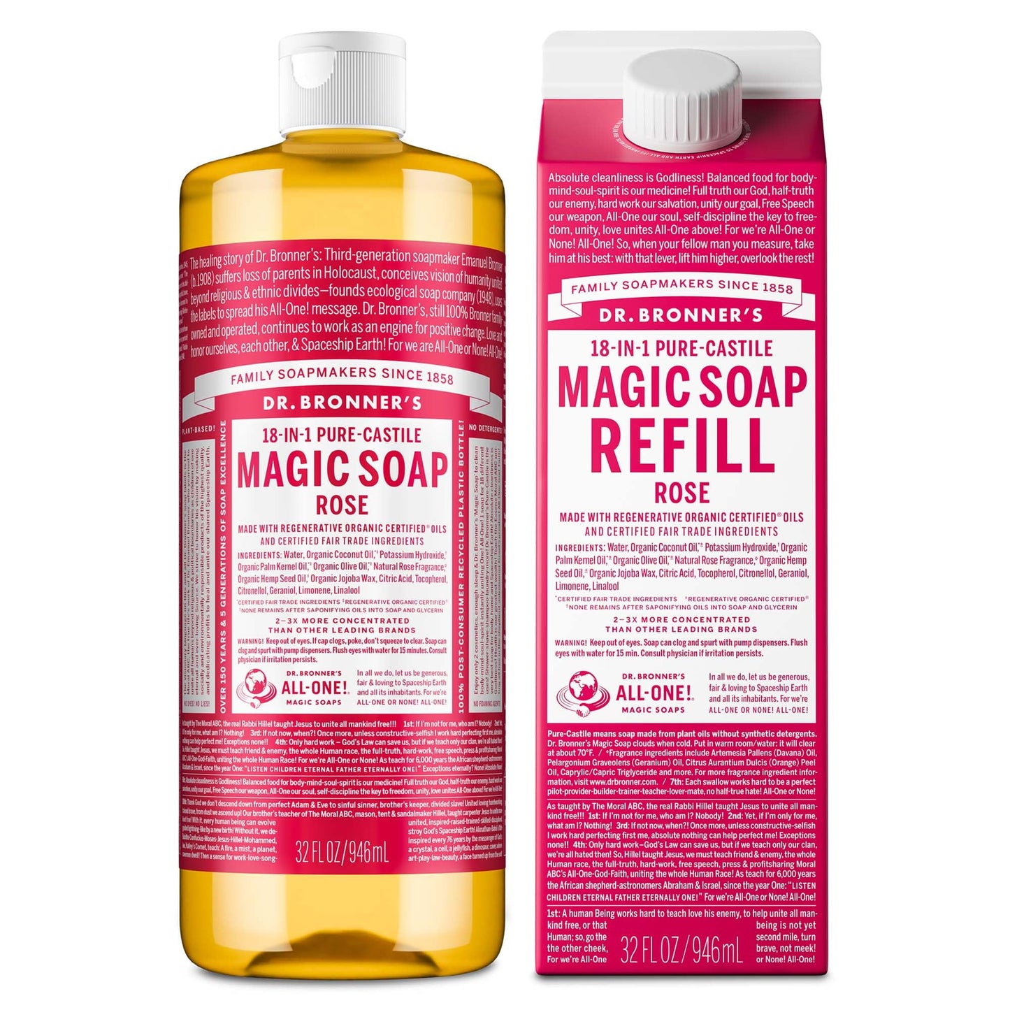 Dr. Bronner’s Baby Unscented Castile Soap: 32 oz Organic Magic