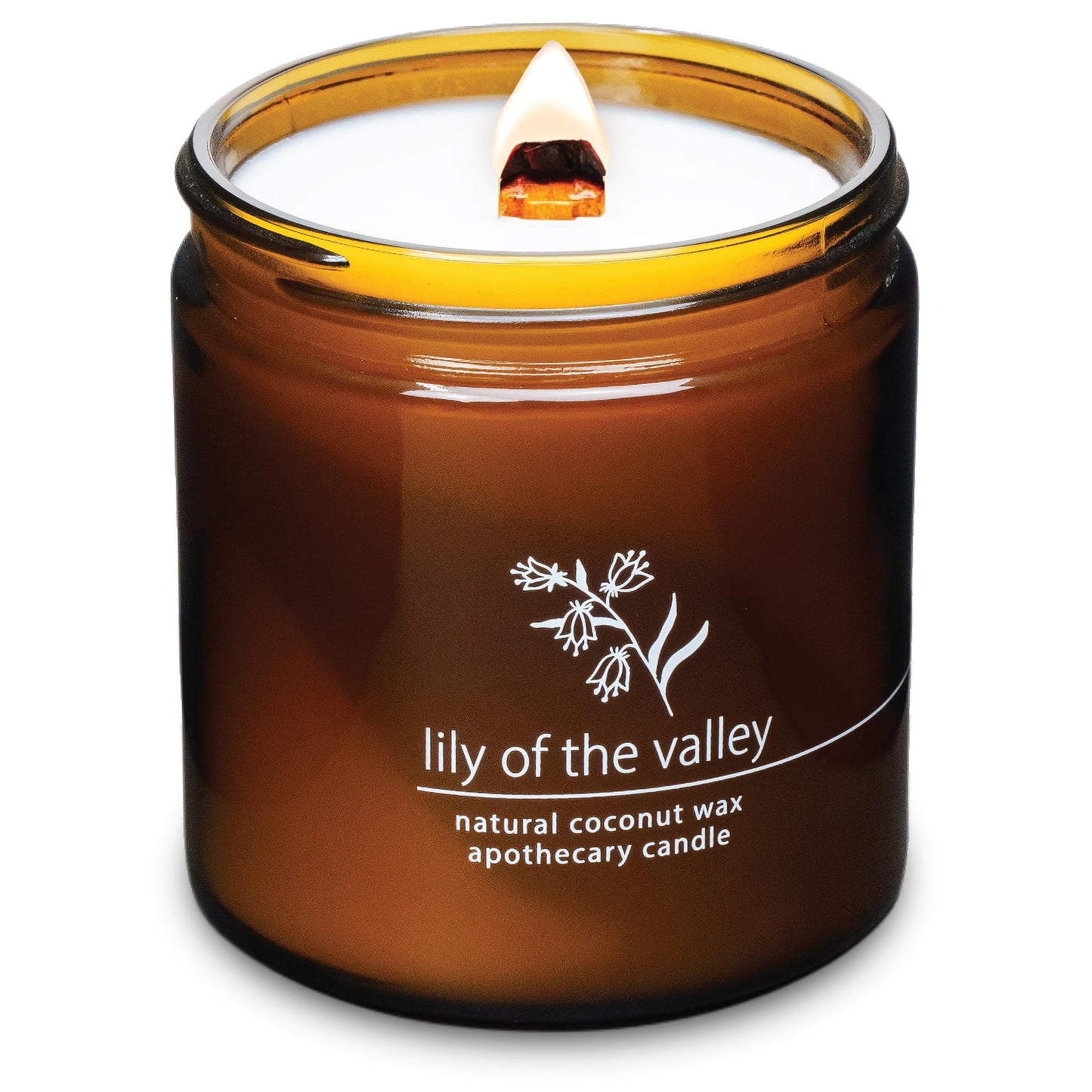 Non-Toxic Coconut Wax Candle: Signature Crackling Wood Wick, Phthalate-Free, 60-Hour Clean Burn