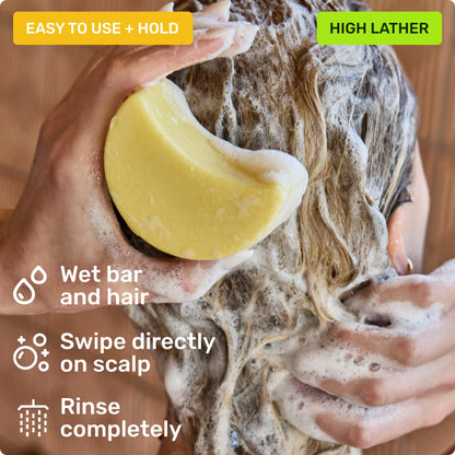 Plastic-Free Curl-Defining Shampoo Bar, pH-Balanced & Vegan – Ethique