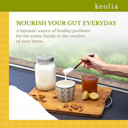 Microplastic-Free Non-Electric Yogurt Maker Kit with Glass Jar – Keolia