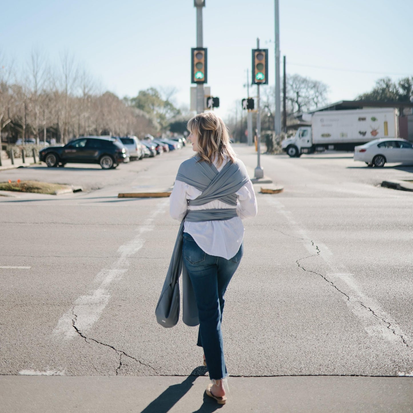 Non-Toxic Baby & Kids: Mushie Organic Cotton Baby Wrap Carrier