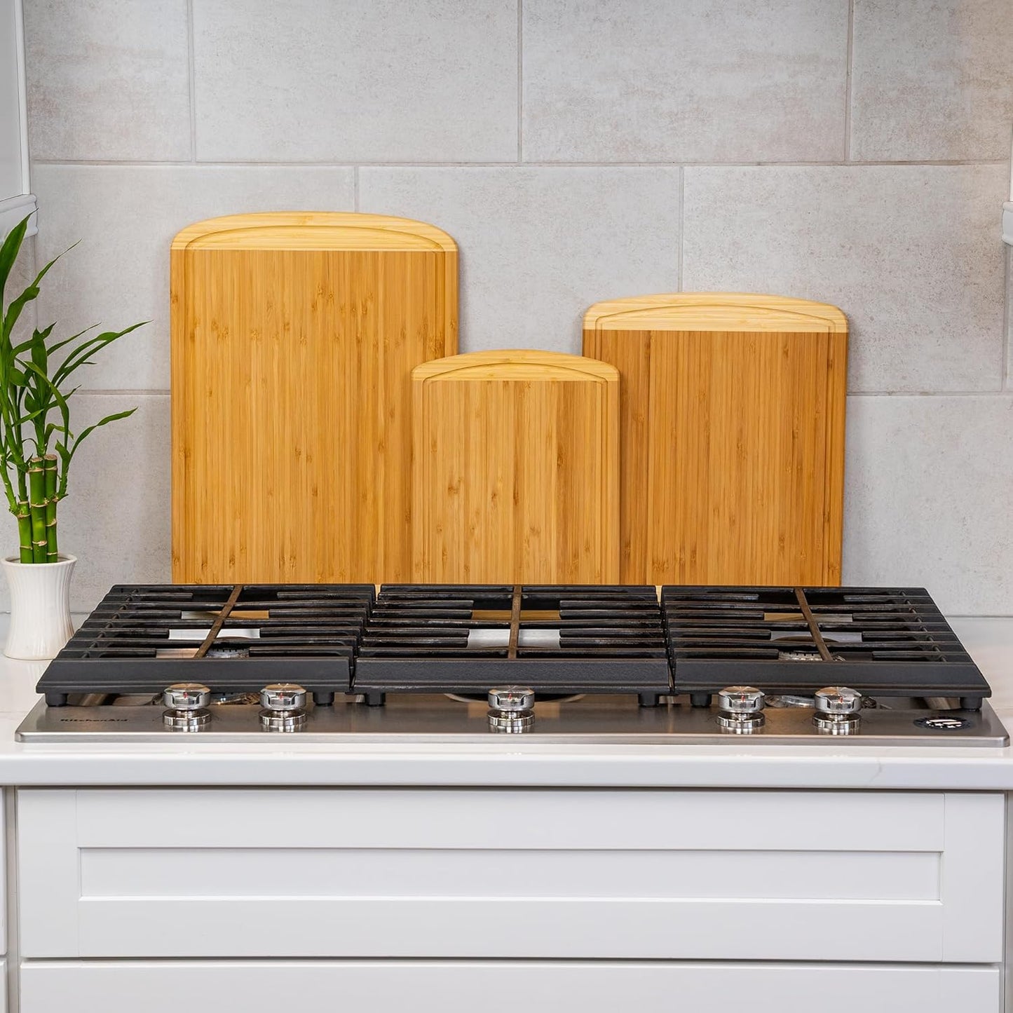 Non-Toxic Organic Bamboo Cutting Board Set, 3-Piece – Greener Chef