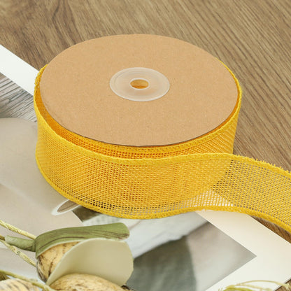 Natural Burlap Wired Ribbon: The Zero-Waste Christmas Accessory That Replaces Synthetic Plastic