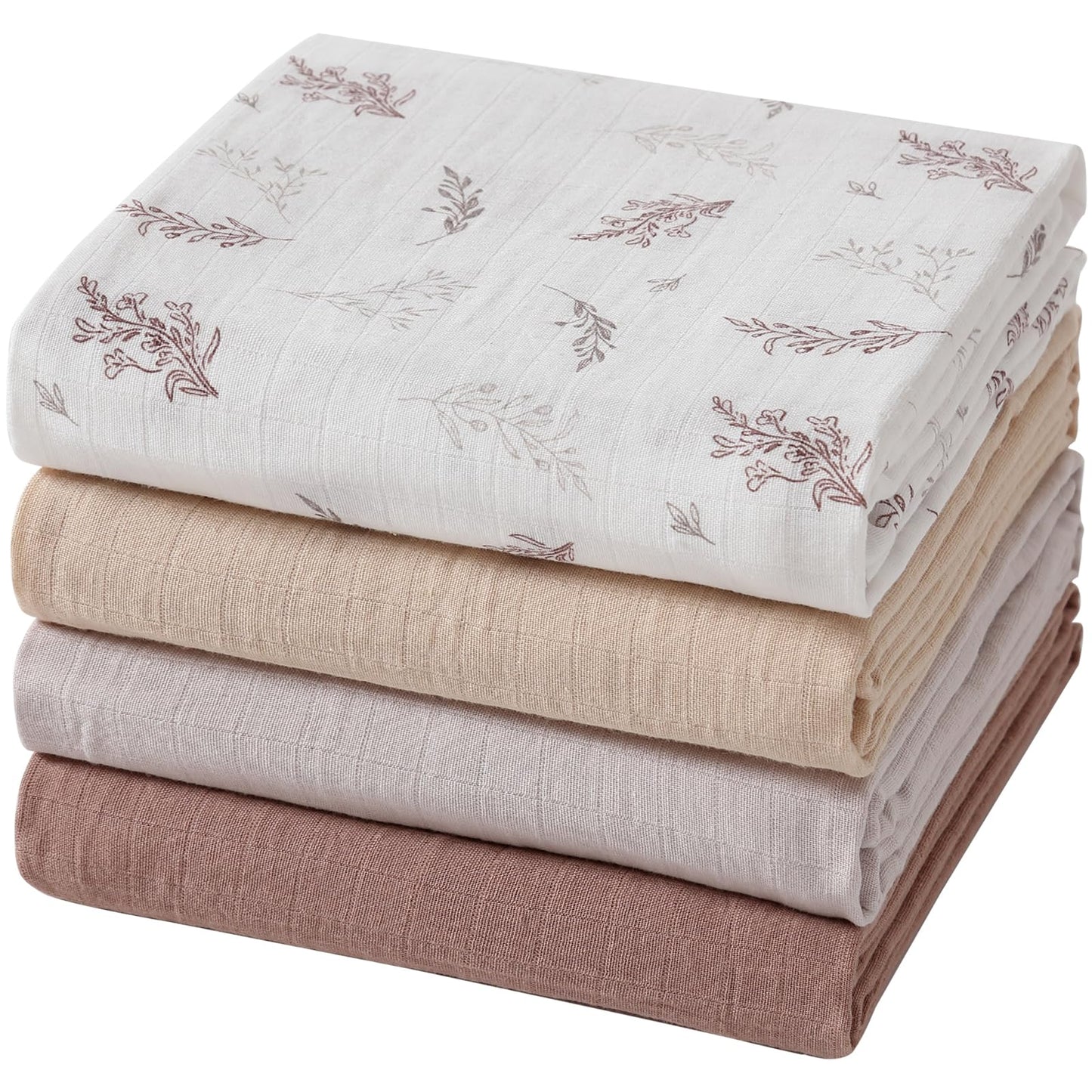 POMISO Muslin Swaddle Pack: 100% Pure Cotton Comfort