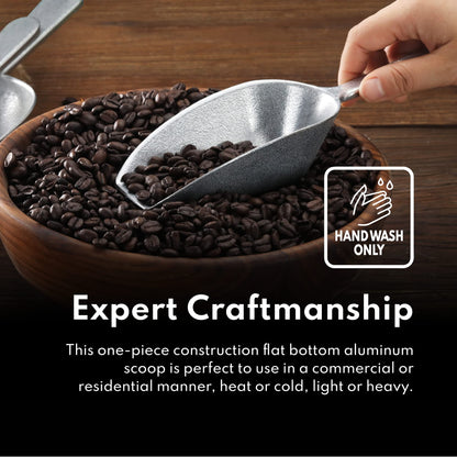 Plastic-Free One-Piece Cast Aluminum Scoop for Dry Goods – New Star