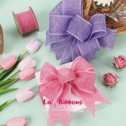 Natural Burlap Wired Ribbon: The Zero-Waste Christmas Accessory That Replaces Synthetic Plastic