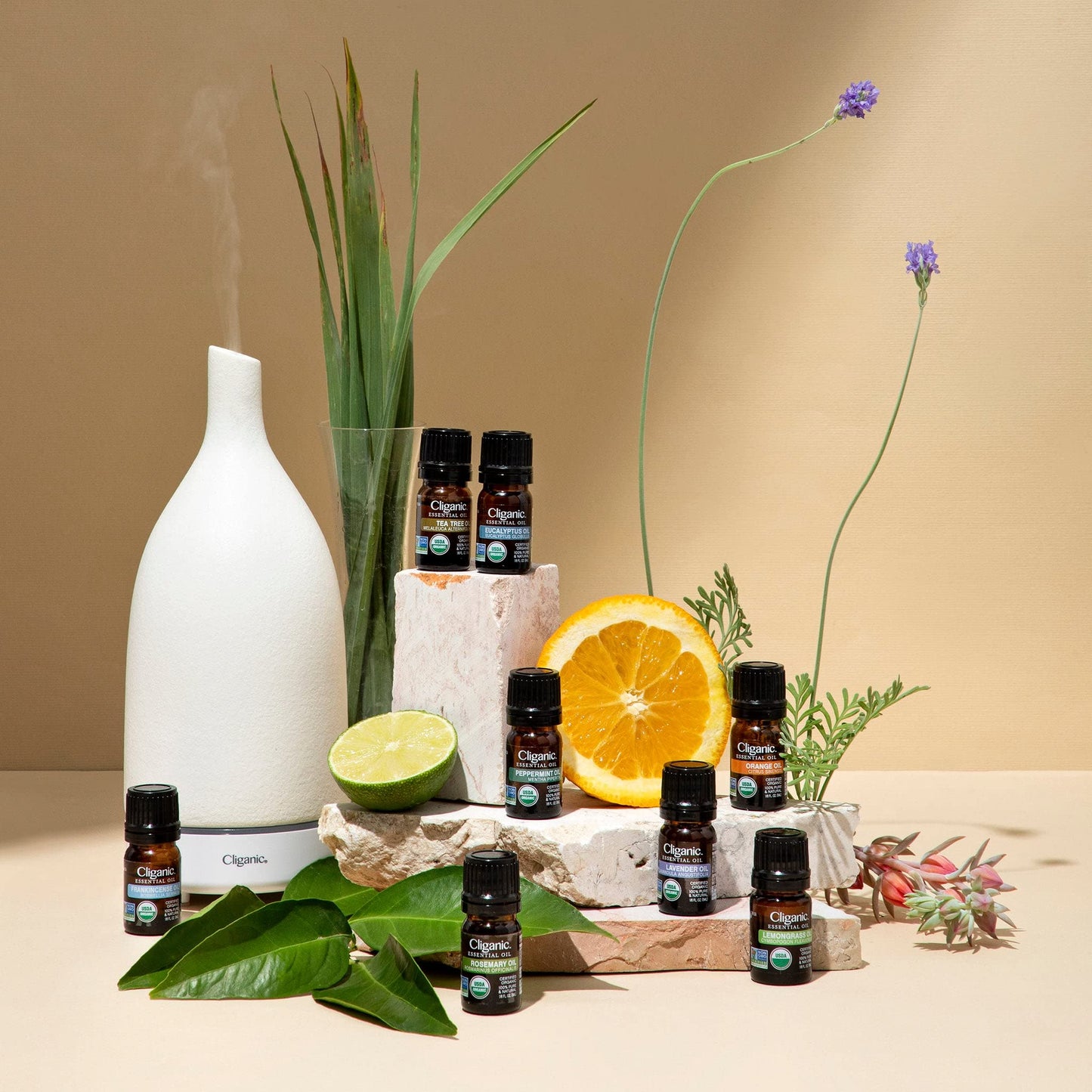 Cliganic USDA Organic Lemon Tea Tree Oil: 100% Pure & Natural