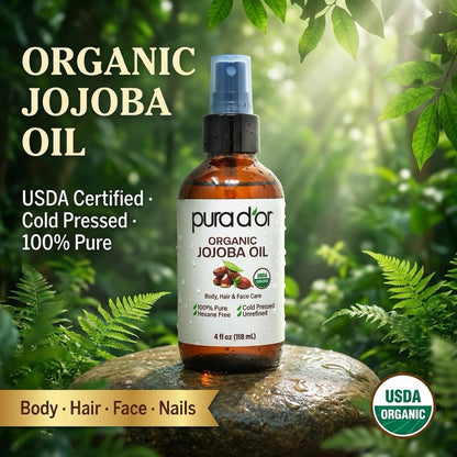 USDA Certified Organic Rosehip Seed Oil, 100% Pure Cold-Pressed – Pura D'or