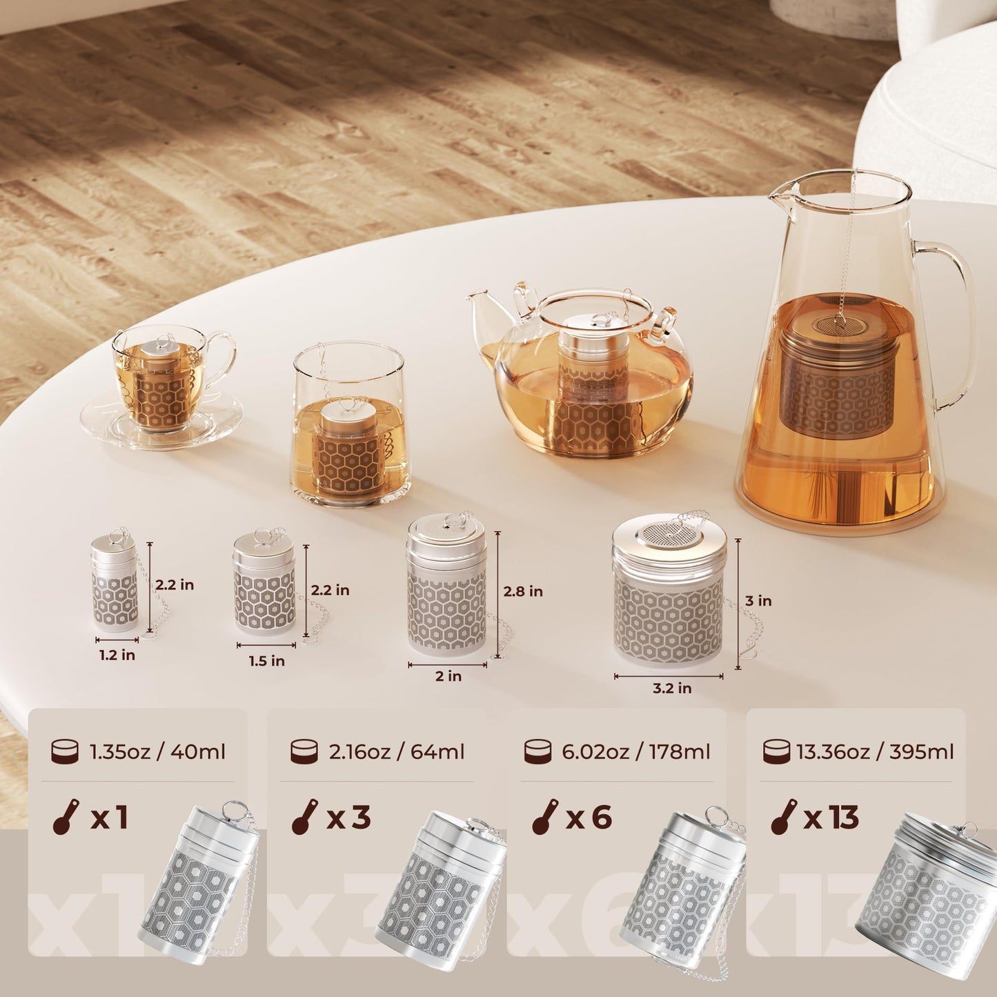 Microplastic-Free 304 Stainless Steel Tea & Spice Infuser – Reinmoson