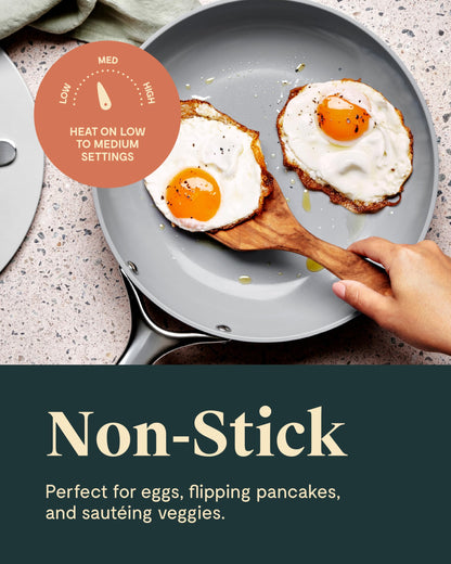 PFAS-Free Ceramic Nonstick Fry Pan Duo – Caraway