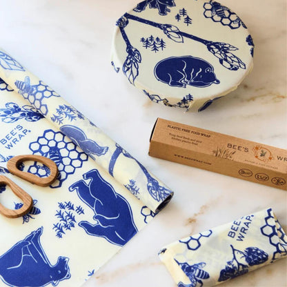 Plastic-Free Vegan Reusable Food Wrap Roll – Bee's Wrap