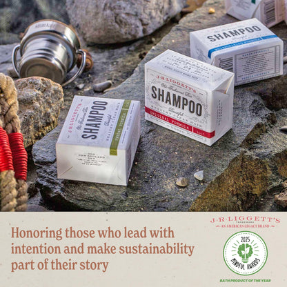Plastic-Free, Sulfate-Free Shampoo Bar 3-Pack, Vegan – J.R. Liggett's