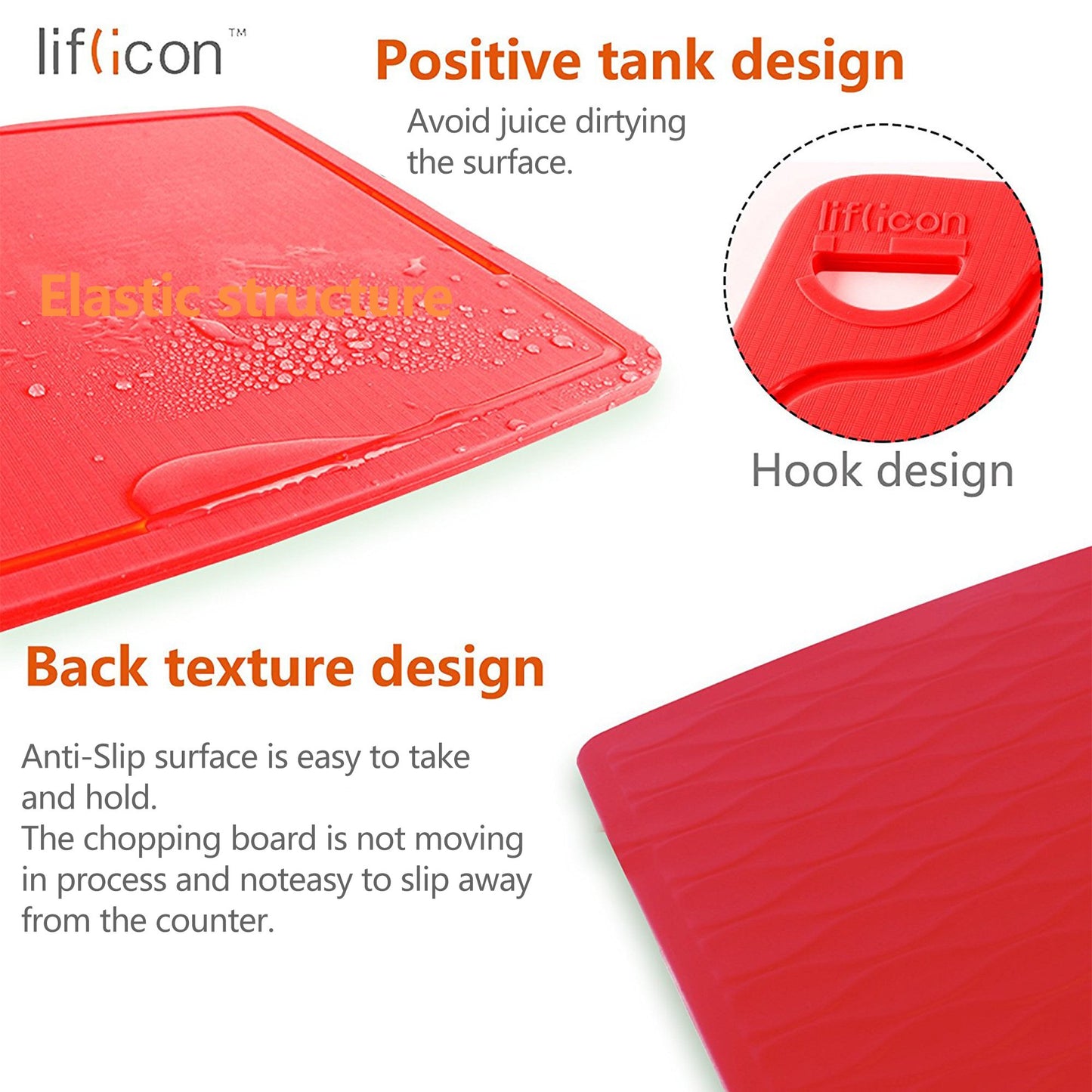 Non-Toxic Food-Grade Silicone Cutting Board Set, 3-Piece – Liflicon