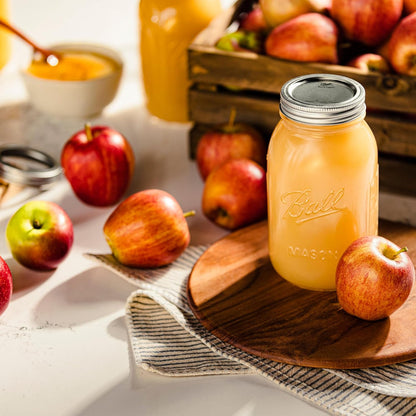 Wide Mouth Half-Gallon Glass Mason Jars, BPA-Free, 12-Pack – Ball