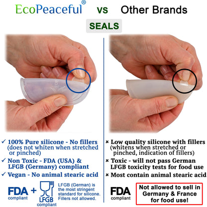 Plastic-Free 316 Stainless Steel Mason Jar Lids, 12-Pack – Regular Mouth