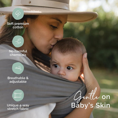 Boba Baby Wrap Carrier: Original Soft & Secure Sling