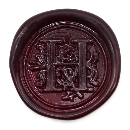 Traditional Wax Seal Stamp: Brass Head & Wooden Handle for Elegant, Zero-Waste Correspondence