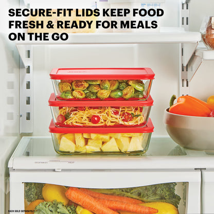 Pyrex Simply Store 11-Cup Glass Food Storage Container
