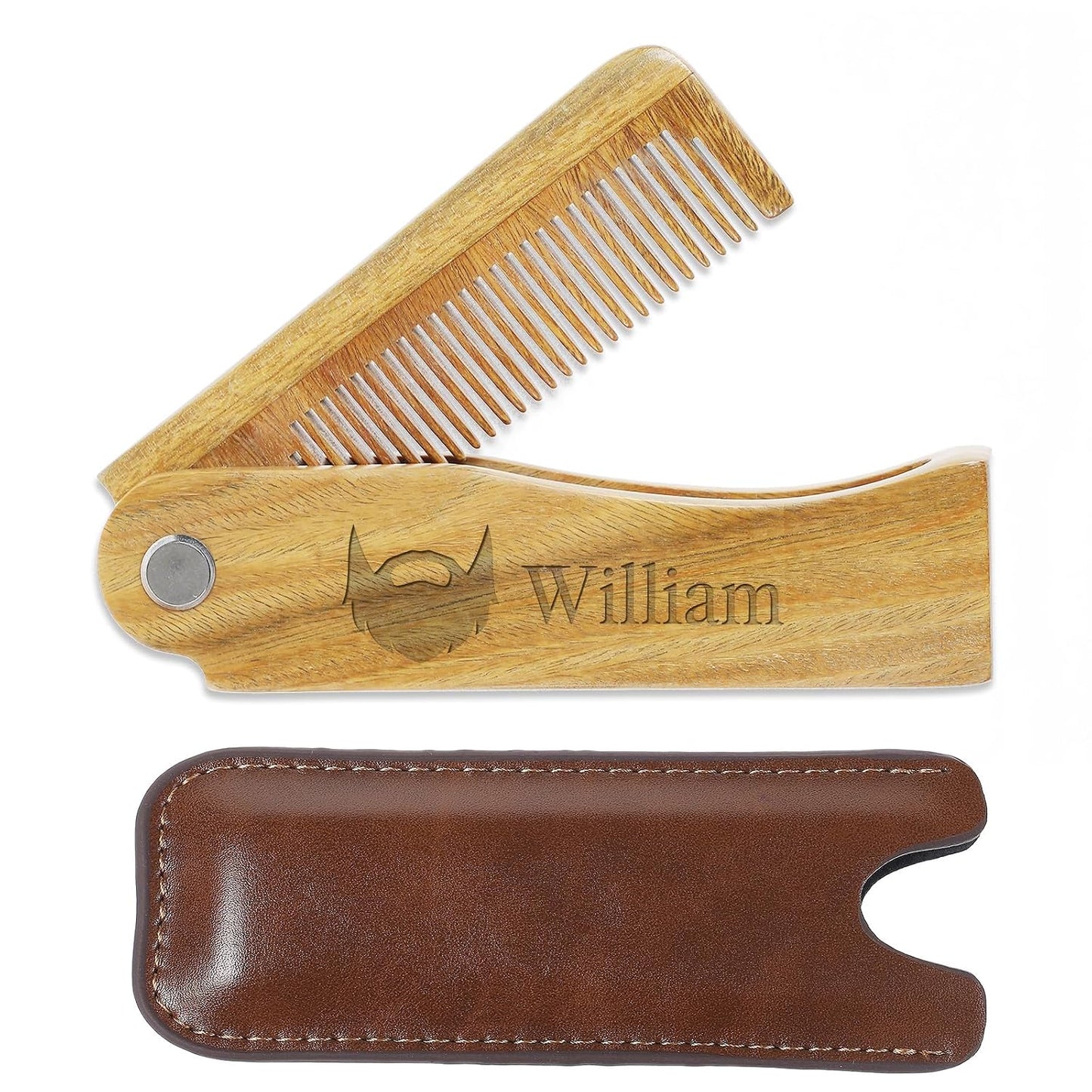 Handmade Green Sandalwood Wooden Comb, Anti-Static & Vegan – Onedor