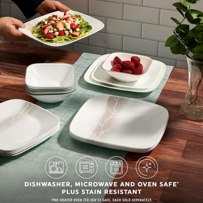 Non-Toxic Glass Dinnerware Set, Service for 6 – Corelle Wandering Grove