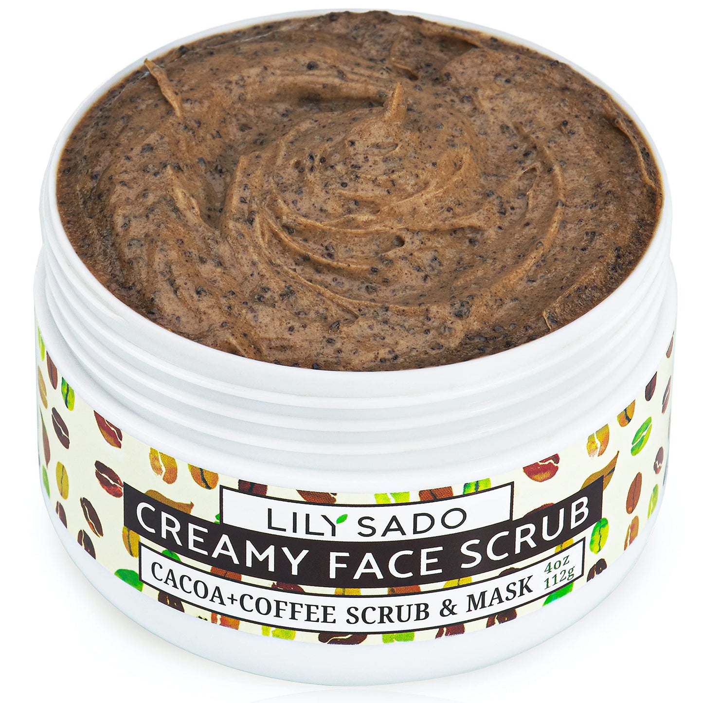 Microplastic-Free Matcha Sugar Face Scrub, Vegan – Lily Sado