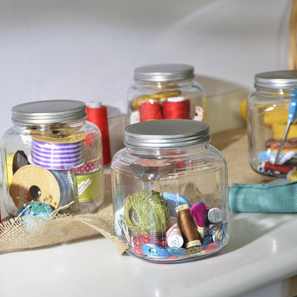 1-Gallon Glass Cracker Jars with Aluminum Lids, 4-Pack – Anchor Hocking