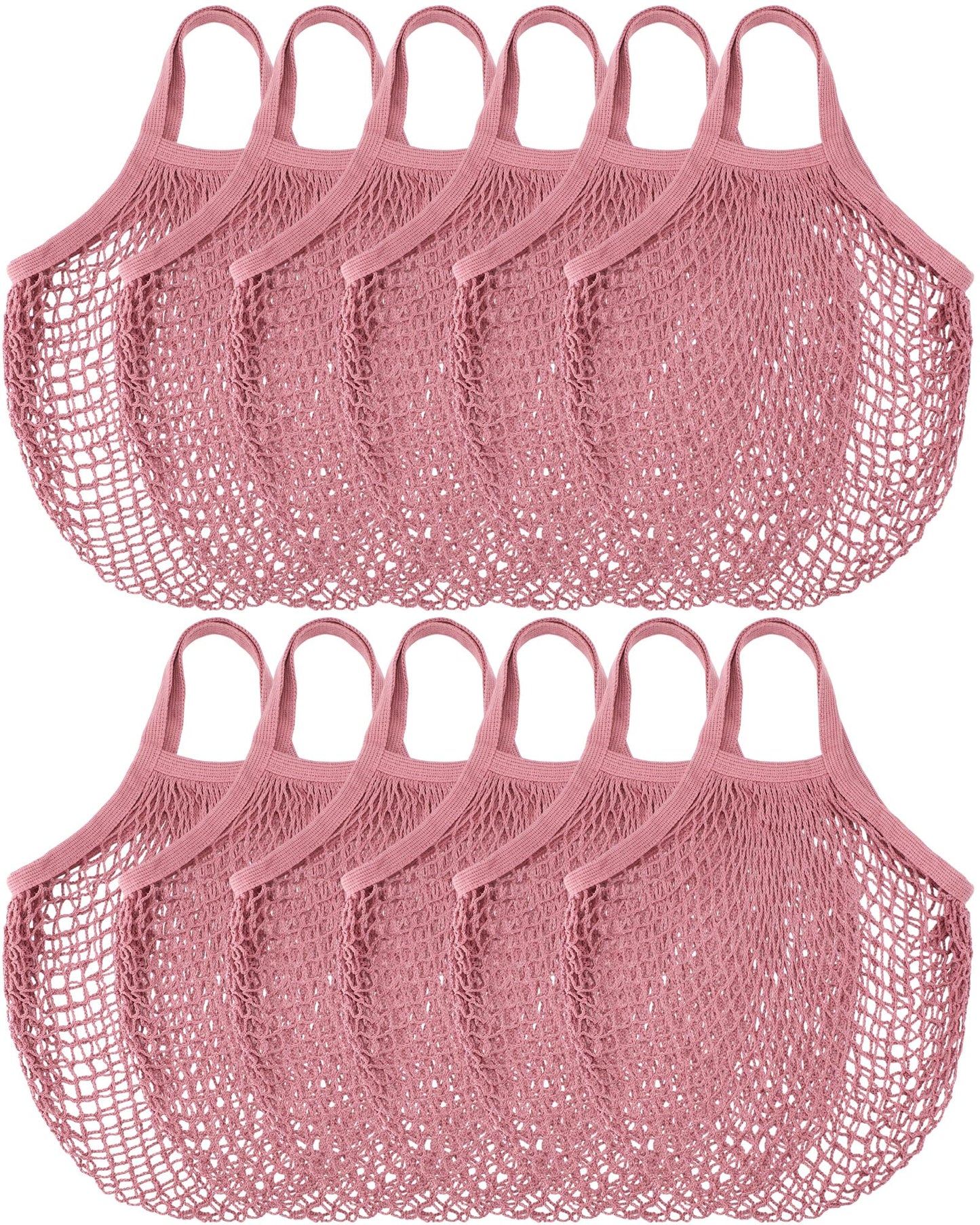 Eccliy Reusable Cotton Mesh Grocery & Produce Bags (12-Pack)