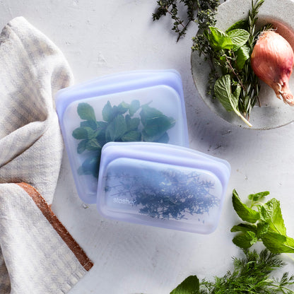 Reusable Silicone Food Storage Bags, Rainbow 4-Pack – Stasher