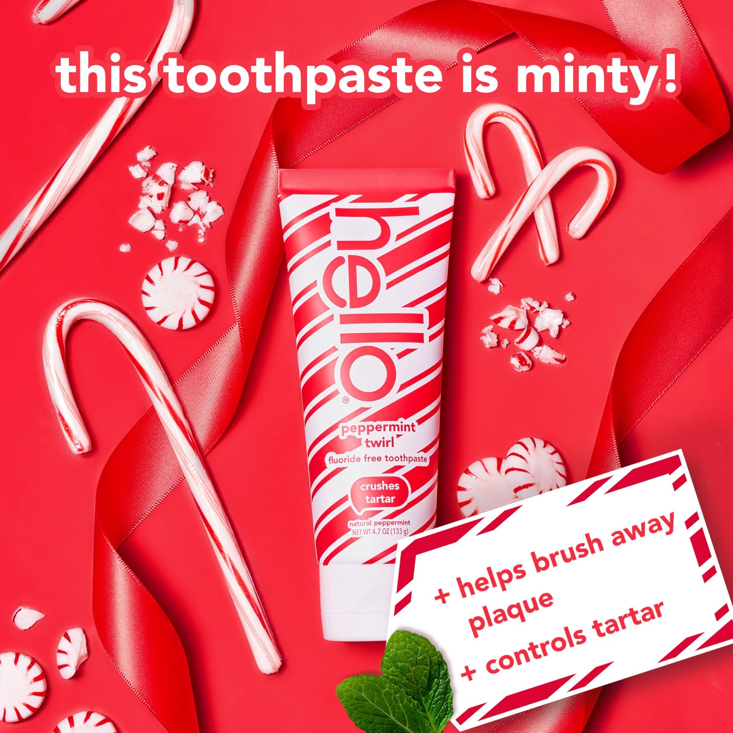 Fluoride-Free Toothpaste, Vegan & SLS-Free – Hello