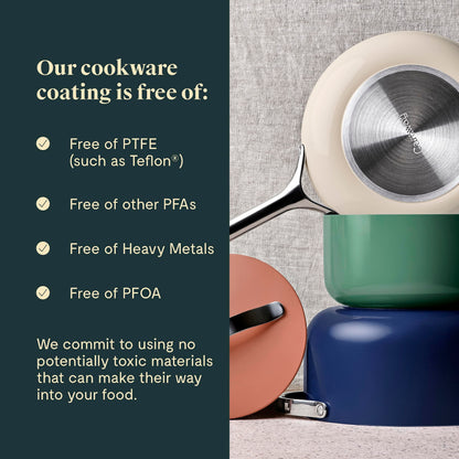 PFAS-Free Ceramic Nonstick Fry Pan Duo – Caraway