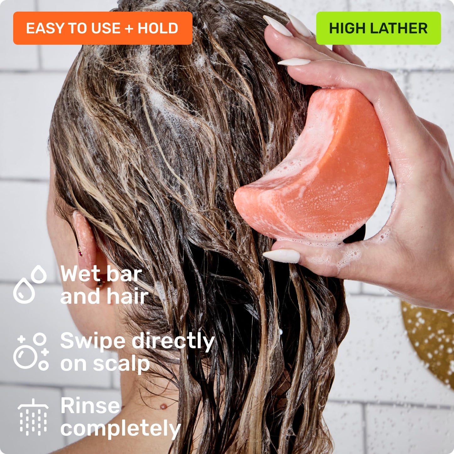 Plastic-Free Curl-Defining Shampoo Bar, pH-Balanced & Vegan – Ethique