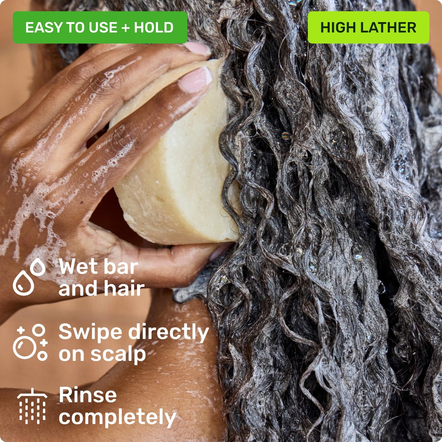 Plastic-Free Curl-Defining Shampoo Bar, pH-Balanced & Vegan – Ethique