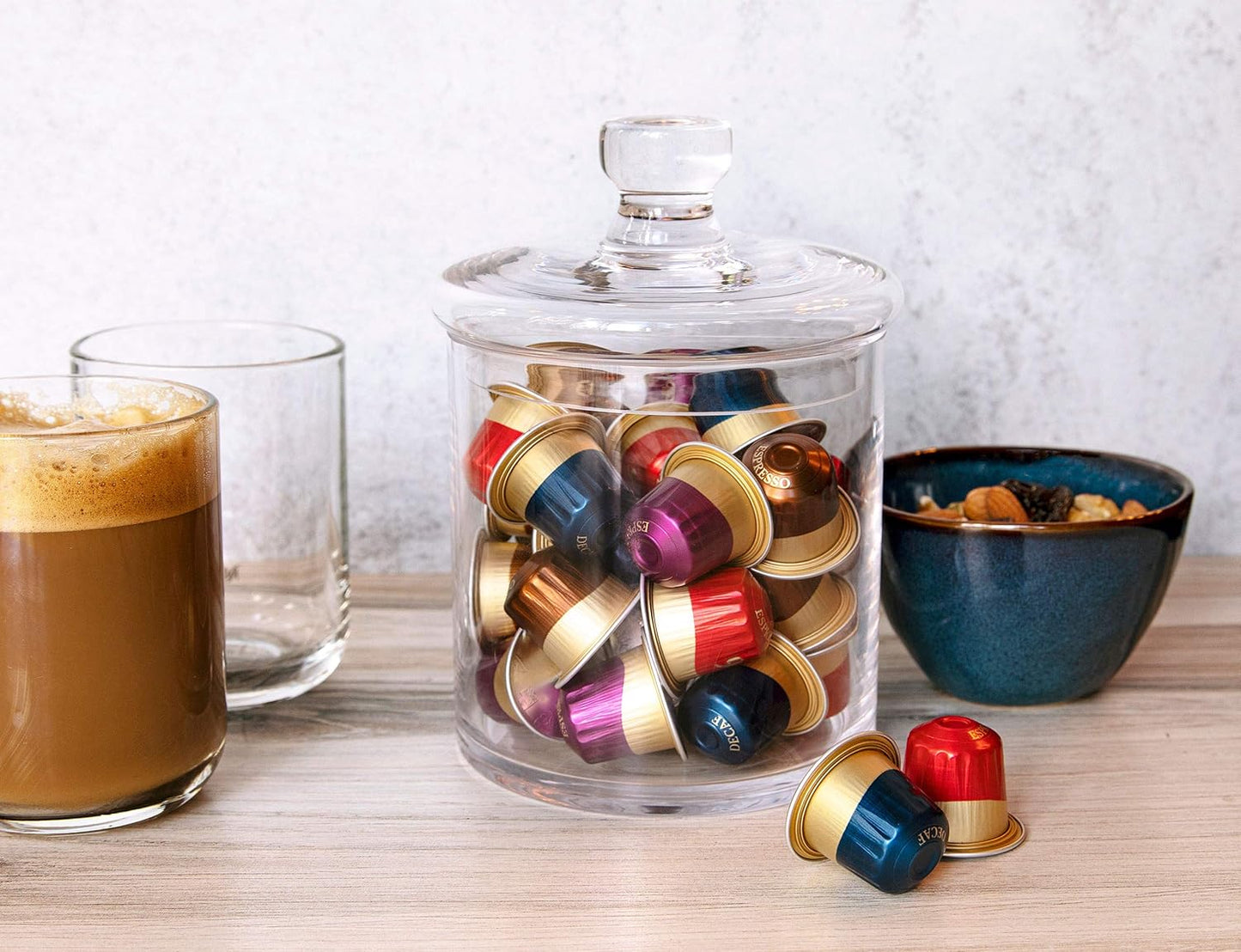 Plastic-Free Glass Apothecary Storage Jars, 36 oz, Set of 2 – Kook